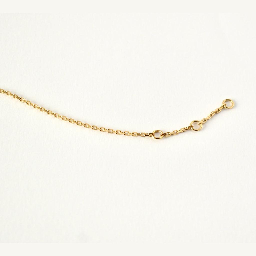 18ct Solid Gold Diamond Cut Chain Children's Bracelet