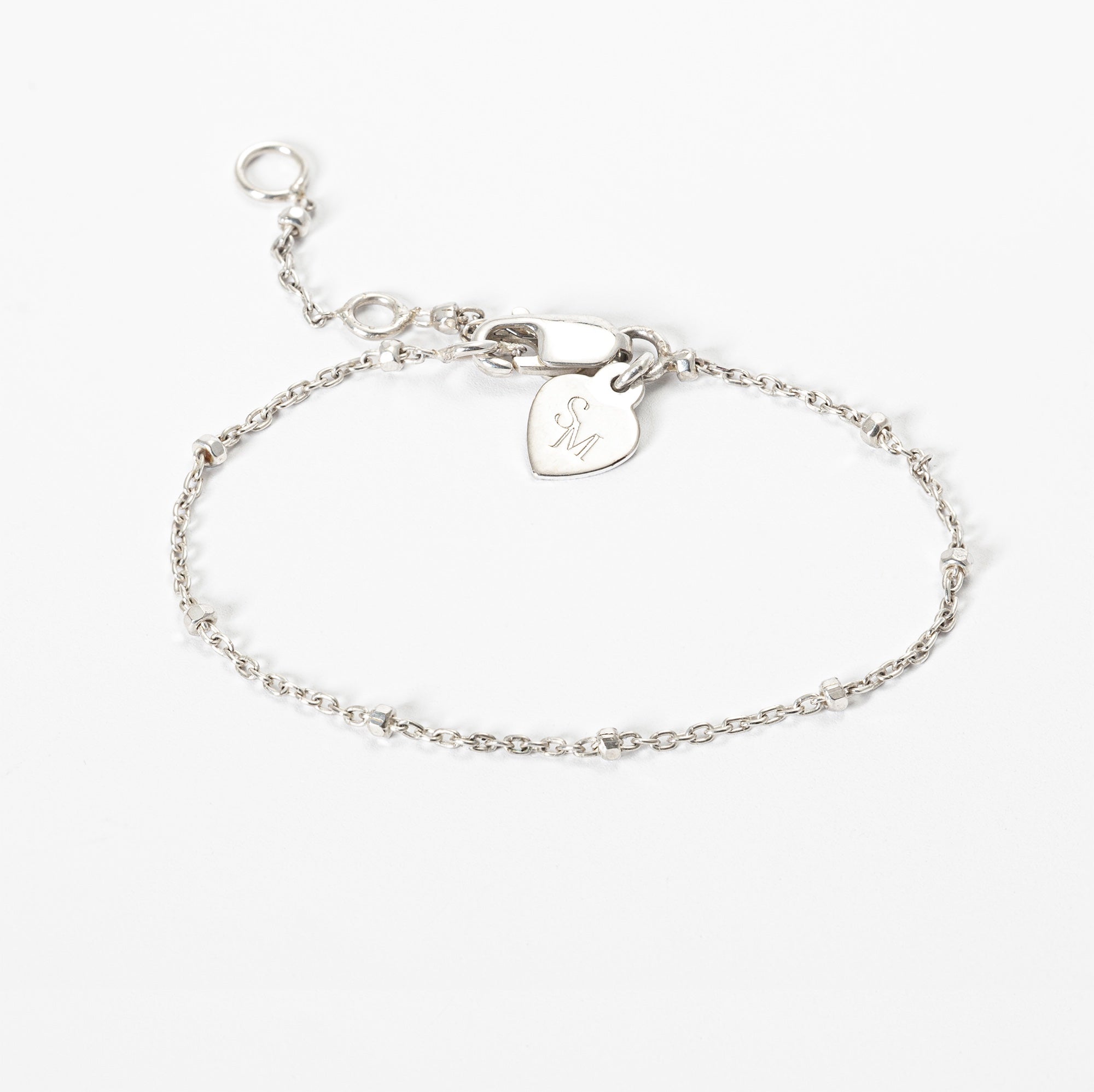 Sterling Silver Satellite Chain Children's Bracelet
