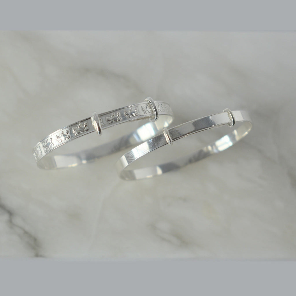 Silver Plain Baby Bangle