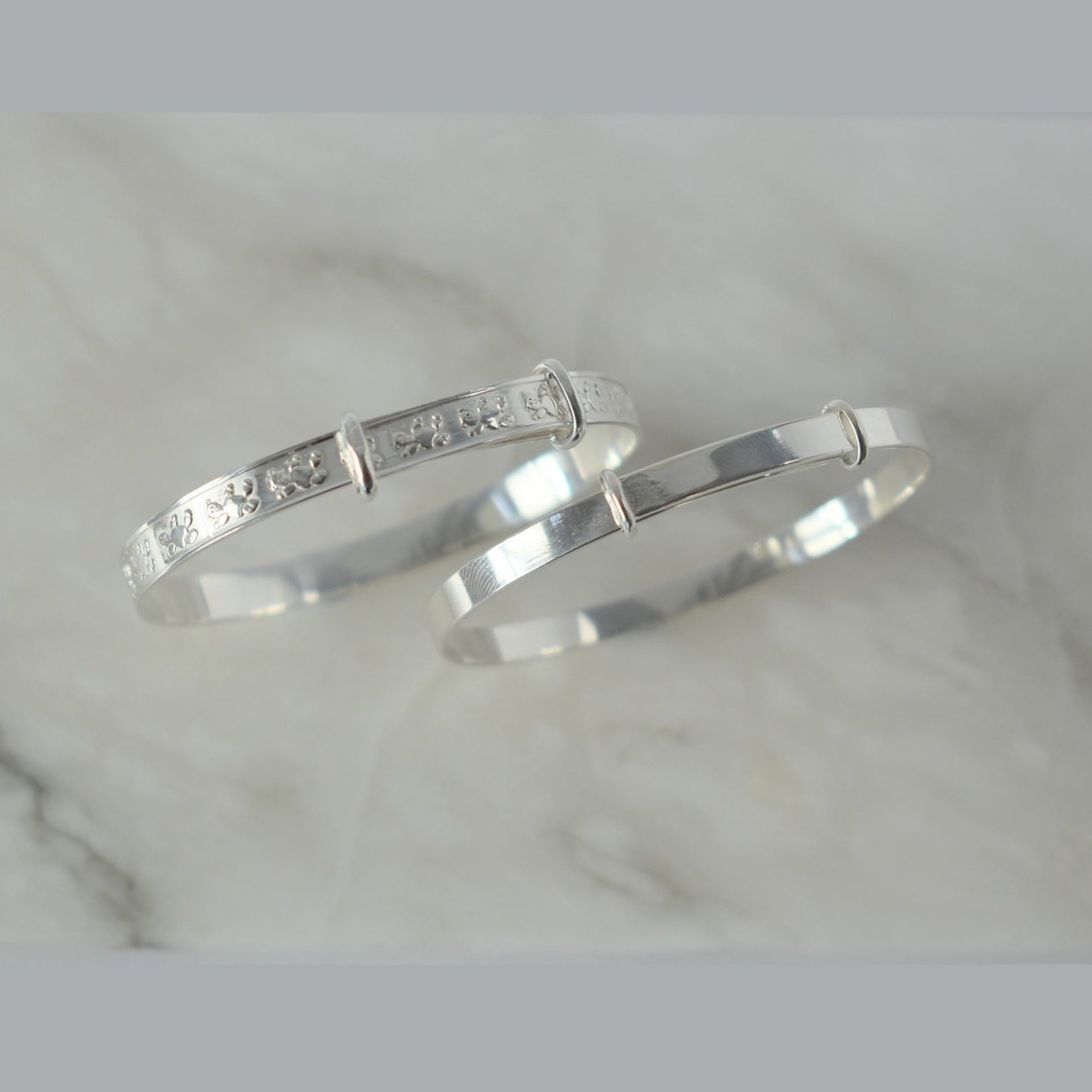 Silver Plain Baby Bangle