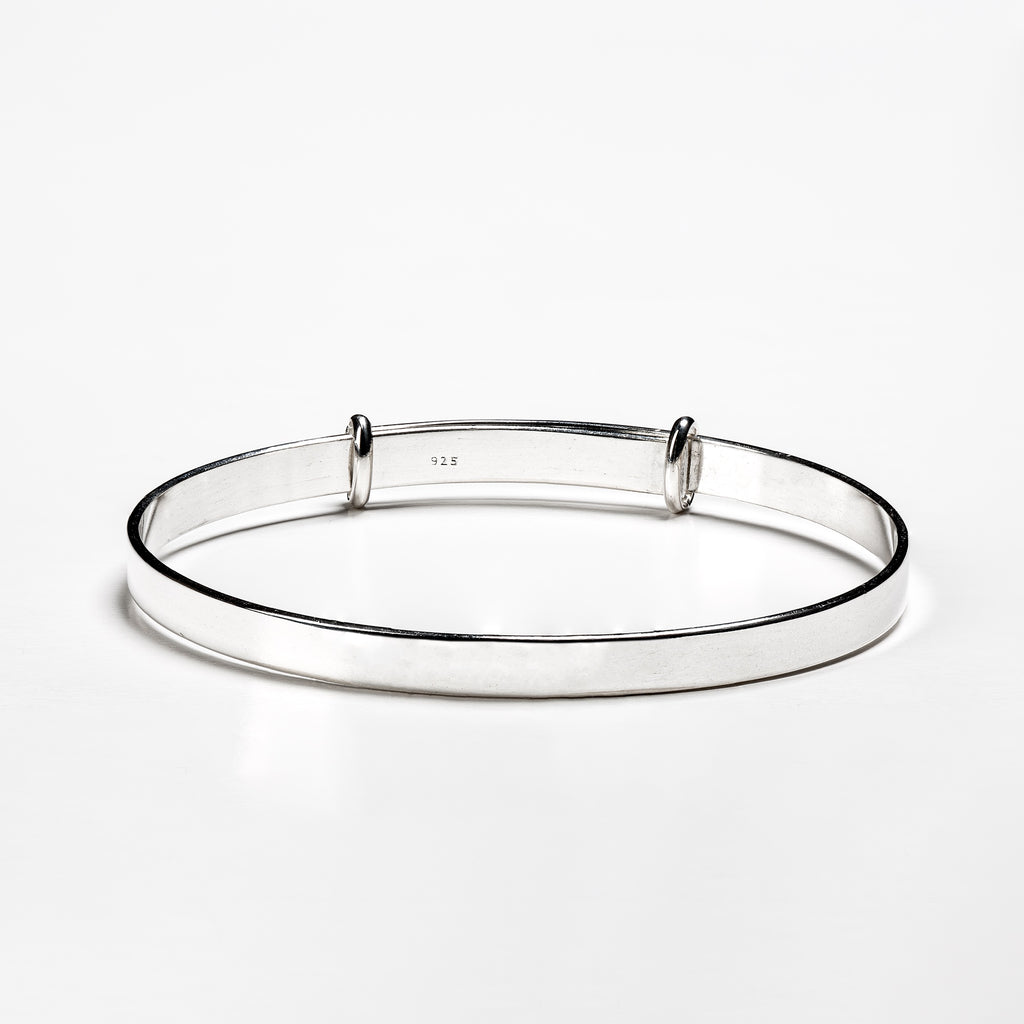 Silver Plain Baby Bangle
