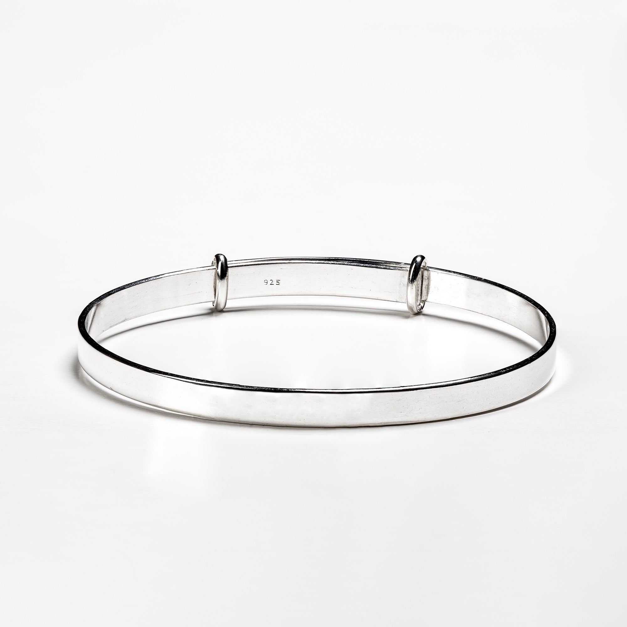 Silver Plain Baby Bangle